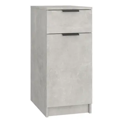 (concrete grey) vidaXL Desk Cabinet Desk Cupboard Home Office Storage Cabinet Engineered Wood