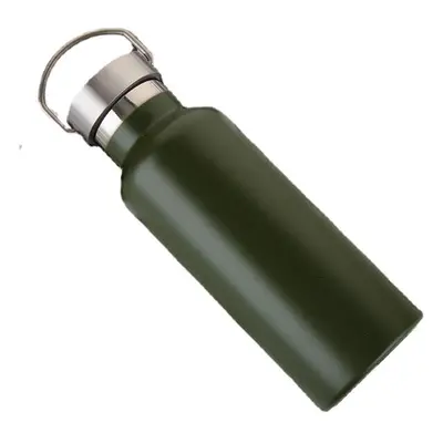 (Green, 500ml) 500ml 600ml 800ml Water Bottle Stainless Steel Wide Mouth Vacuum Cup With Outdoor