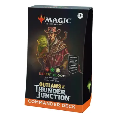 Magic: The Gathering Outlaws of Thunder Junction Commander Deck - Desert Bloom (100-Card Deck, 2