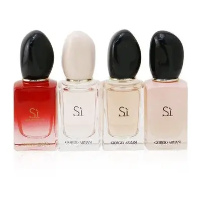 Giorgio Armani Si X 0.17 Mini Set For Women: Si Eau De Parfum + Si Eau De Parfum Intense + Si Ea