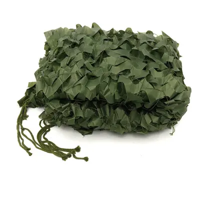 (Army Green, 3mÃ4m) Camouflage Army Green Trap Net Military Hunting Trap Woodland Leaves Sunsha