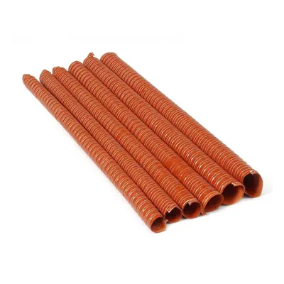 (76mm) Orange Air Ducting Pipe Flexible Silicone Hose Hot And Cold Cooling Transfer Extractor