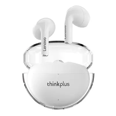 (White) True Wireless Headphones TWS Earbuds Bluetooth 5.3 Ergonomic Design Deep Bass in Ear for