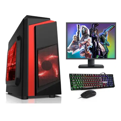 FCS Fast Gaming PC Full Setup Core i7-4770 16GB 1TB Windows 4GB GTX1050TI