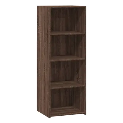 (brown oak) vidaXL Highboard Sideboard Cabinet Storage Cupboard White Engineered Wood