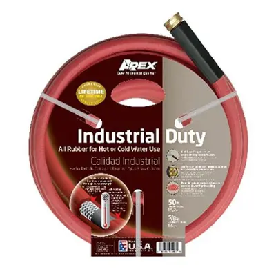 Apex 0.63 in. x ft. Red Industrial Rubber Hose