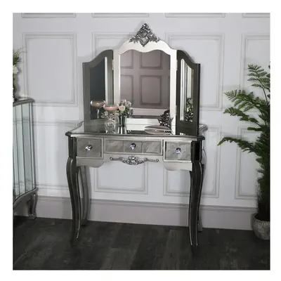 Mirrored Dressing Table and Vanity Mirror - Tiffany Range