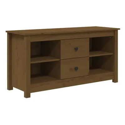 (Honey brown) vidaXL Solid Wood Pine TV Cabinet TV Console Media Unit Cabinet Multi Colours