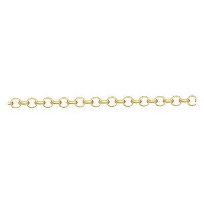 (24) Jewelco London Solid 9ct Yellow Gold Round D-Shape Micro Belcher 2mm Gauge Pendant Chain Ne