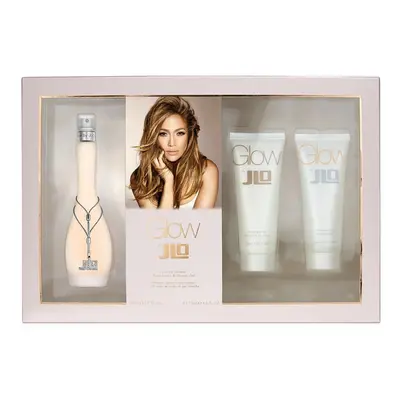 Jennifer Lopez Glow EDT Spray 100ml + Body Lotion 75ml + Shower Gel 75ml