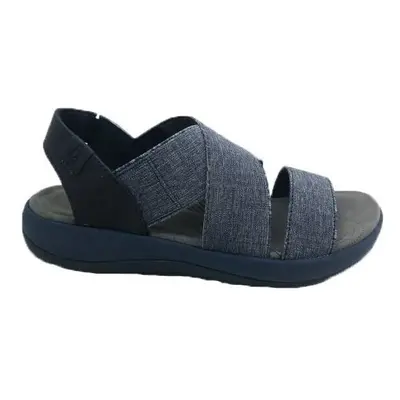 (Navy, 5) Hush Puppies Women's Sophia Elastic Cross Sandal Various Colours