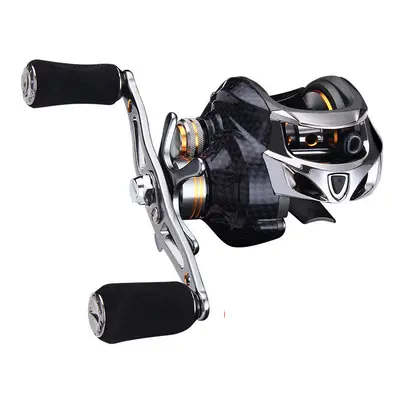 (Right hand) 18+1BB Carbon Fiber Baitcasting Fishing Reel 8KG Drag Left / Right Hand Fishing Whe