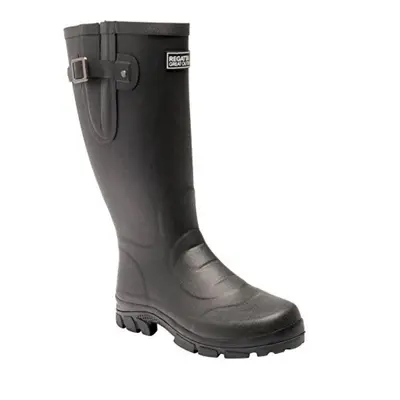 (12 UK, Black) Regatta Mens Rivington Wellington Boots