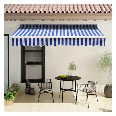 (3.5x3M) Retractable DIY Manual Patio Awning Canopy Garden Shade Shelter