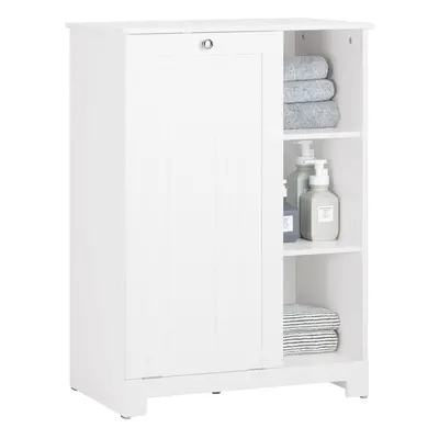 SoBuy BZR105-W, Laundry Cabinet Laundry Chest Bathroom Storage Cabinet