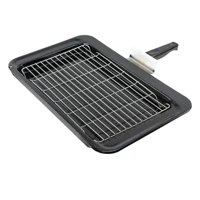 Enamel Grill Pan Tray Rack Grid Handle for Flavel Oven Cooker x mm