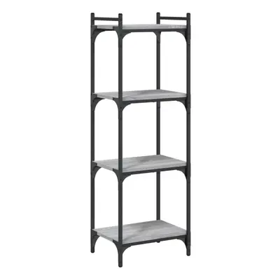 (grey sonoma, x x cm) vidaXL Bookcase Bookshelf Storage Cabinet Rack Book Shelf Engineered Wood