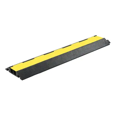 vidaXL Cable Protector Ramp Channels Rubber 101.5cm Conduit Wire Road Cover