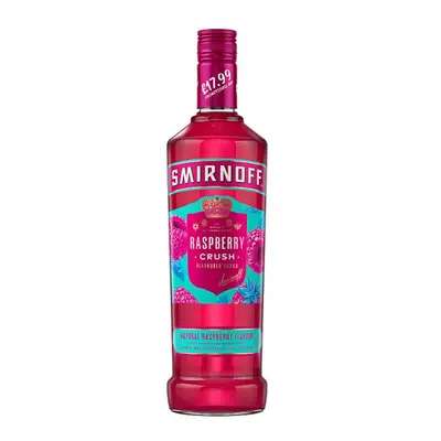 Smirnoff Raspberry Crush Flavoured Vodka 37.5% vol 70cl Bottle