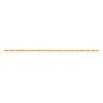 (16) Jewelco London 18ct Yellow Gold - Curb Pendant Chain Necklace - 1.2mm gauge