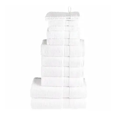 (white) vidaXL Premium Towel Set Piece Shower Towel Bath Towel gsm 100% Cotton