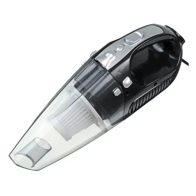 () Portable Cordless Car Vacuum Cleaner 120W High Power Rechargeable Wet/Dry LED Vacuum Cleaner 