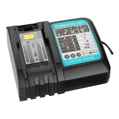 (DC 18RC 6.5A, EU Plug) Li-ion Battery Charger 2/6/6.5A EU Plug Charging Current For Makita 14.4