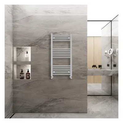 (1000x500mm) Warmehaus Straight Heated Towel Rail Central Heating for Bathroom Kitchen Radiator 