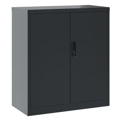 vidaXL File Cabinet Locking Storage Cabinet Filing Cabinet Anthracite Steel