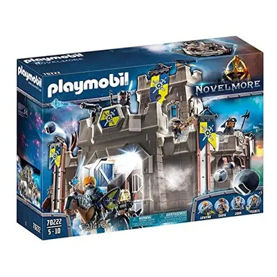 Playmobil Knights Toy Novelmore Castle Fortress with Stone Thrower and Water Cannon