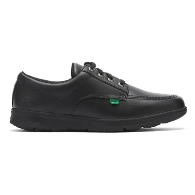 (UK 3) Kickers Kelland Lace Lo Black Leather Shoes