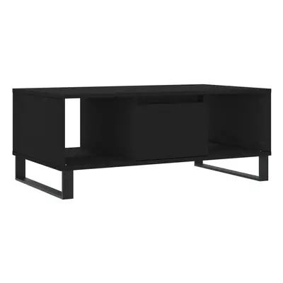 (black) vidaXL Coffee Table Side Table End Accent Telephone Sofa Table Engineered Wood