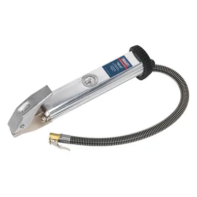 Premium Tyre Inflator - Clip-On Chuck - Heavy Duty Aluminium Body & 0.5m Hose