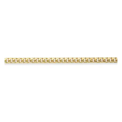 (22) Jewelco London 9ct Gold Bombe Domed Curb Chain Necklace Bracelet 4mm