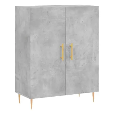 vidaXL Sideboard Storage Side Cabinet Cupboard Concrete Grey Engineered Wood