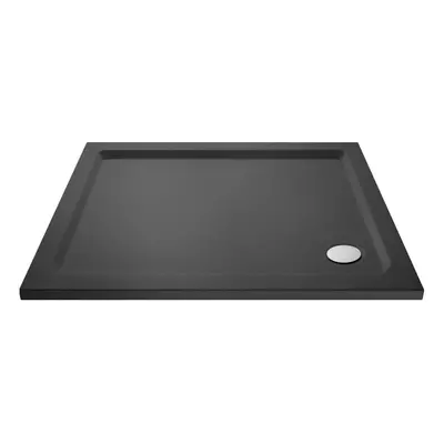 Slim x mm Slate Grey Rectangular Polyurethane Resin Shower Tray