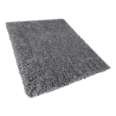 Shaggy Area Rug x cm Black and White CIDE