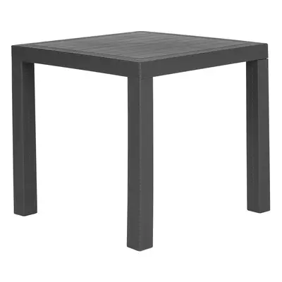 Garden Dining Table x cm Grey FOSSANO