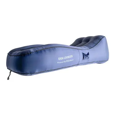 (Navy) Automatic Inflatable Bed Swimming Pool Air Mattresses Leisure Float Sofa Built In Battery