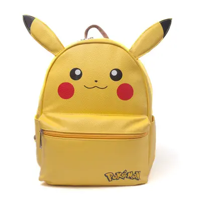 POKEMON Pikachu Shaped Backpack with Ears, Female, Yellow (BP210701POK)