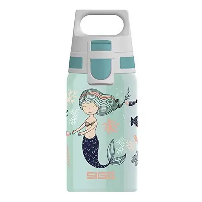 - Stainless Steel Kids Water Bottle - Shield One Atlantis - Suitable For Carbonated Beverages - 