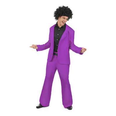 (XL) Adult purple disco costume