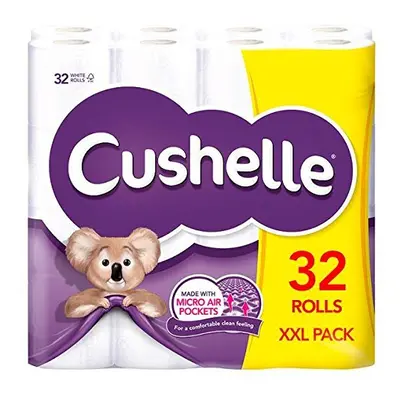 Cushelle 32 Rolls of Toilet Paper (Pack of Rolls)