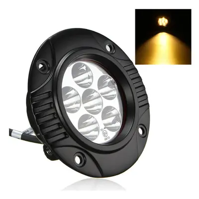 (Yellow) 3.5Inch 18W 6SMD LED Work Light Off Road Driving Spot Lightt Fog Lamp Work Light