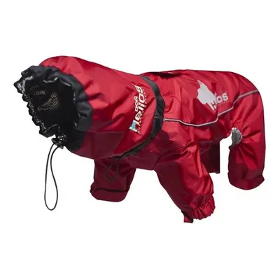 Command JKHL8RDLG Weather - King Ultimate Windproof Full Bodied Pet Jacket, Large - Red