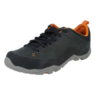 (UK 6.5, Navy (Blue)) Mens Merrell Walking Shoe Telluride Lace