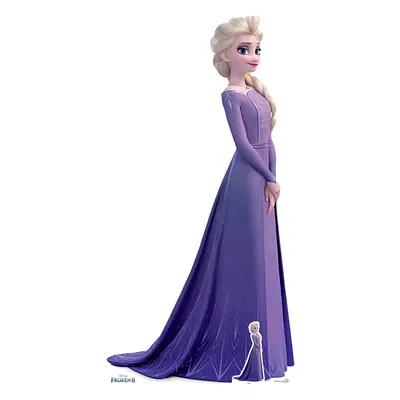 Elsa Violet Dress (Disney Frozen 2) Lifesize + Mini Cardboard Cutout