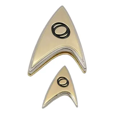 Star Trek Discovery Enterprise Science Badge & Pin Set