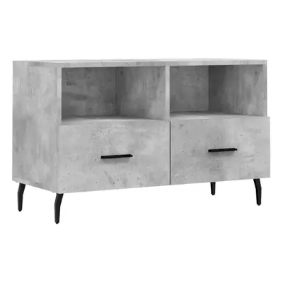 vidaXL TV Cabinet TV Unit Media Cabinet TV Stand Concrete Grey Engineered Wood