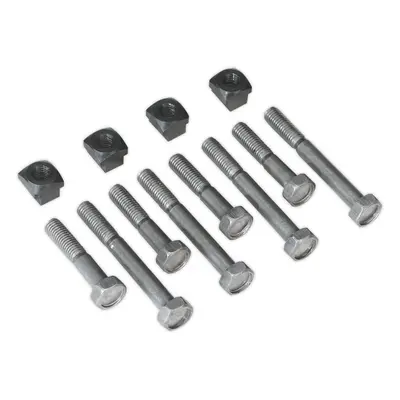 12 Piece T-Nut & Bolt Set - Suitable for ys08834 Speed Metalworking Lathe